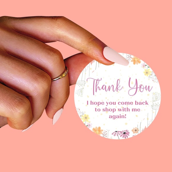 Business Thank You Stickers - Picture 2 of 3